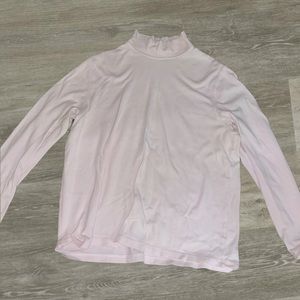 Croft and barrow light pink soft turtle neck